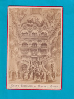 RARE  Old Photo  Grand Escalier  NOUVEL OPERA DE PARIS   Circa 1880 A H Editeur Dos Vierge - Alte (vor 1900)