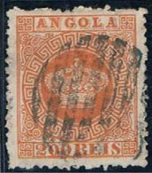 Angola, 1870/7, # 8 Dent. 12 1/2, Used - Angola