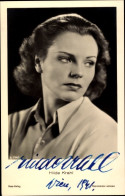 CPA Schauspielerin Hilde Krahl, Portrait, Ross Verlag A 2706/2, Autogramm - Attori