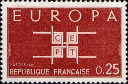 France Poste N** Yv:1396/1397 Europa Cept Sigle Stylisé - Nuevos