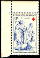 France Poste N** Yv:1140/1141 Croix-Rouge Gravures De Callot Coin De Feuille - Neufs