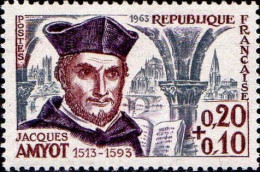 France Poste N** Yv:1370/1375 Célébrités De Jacques Amyot à Alfred De Vigny - Unused Stamps