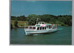 SUISSE - VILLE DE MORAT - Société De Navigation Sur Les Lacs De Neufchâtel Morat Dans Le Canal De La Broye Bateau Boat - Morat