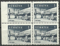 Turkey; 1959 Pictorial Postage Stamp 1 K. ERROR "Imperf. Edge" - Unused Stamps