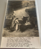Tableau Paul De Plument Poeme G.auger Le Polu Dort Dans La Tranchee Et L Enfant Veille -zd Vise Paris 782 - Musées