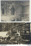 02) LAVERGNY - LAGER B. LAON : 2 Photos Originales (8 Cm X 11 Cm) - Camp Allemand (1917) Scan Recto/verso - Andere & Zonder Classificatie