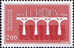 France Poste N** Yv:2309/2310 Europa 1984 Pont De La Coopération Européenne - Neufs