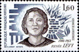 France Poste N** Yv:2293/2294 Héros De La Résistance Renée Levy & Berthie Albrecht - Unused Stamps