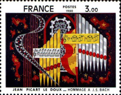 France Poste N** Yv:2107/2110 Série Artistique Le Doux à Hans Hartung - Unused Stamps