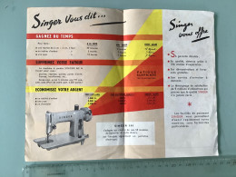 SINGER — Publicité Machine à Coudre - Sonstige & Ohne Zuordnung