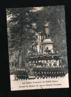 39-DOLE- LES PETITS POMPIERS DE DOLE DEVANT LA STATUE DU GRAND SAVANT PASTEUR - Brandweer