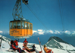 CPM - CRANS MONTANA - Terrasse Du Restaurant Du Glacier "La Plaine-Morte" - Téléphérique ...Edition Photoglob. - Crans-Montana