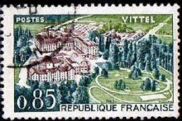 France Poste Obl Yv:1393 Mi:1447 Vittel (Beau Cachet Rond) - Usati