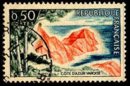 France Poste Obl Yv:1391 Mi:1445 Cote D'azur Varoise (TB Cachet Rond) - Usati