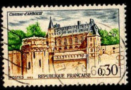 France Poste Obl Yv:1390 Mi:1444 Château D'Amboise (TB Cachet Rond) - Oblitérés