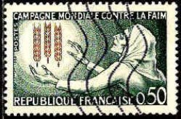 France Poste Obl Yv:1379 Mi:1429 Campagne Mondiale Contre La Faim (Lign.Ondulées) - Used Stamps