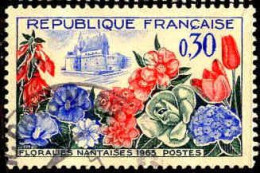 France Poste Obl Yv:1369 Mi:1422 Floralies Nantaises (TB Cachet Rond) - Used Stamps