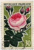 France Poste Obl Yv:1357 Mi:1410 Roses (cachet Rond) - Usati