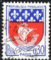 France Poste Obl Yv:1354B Mi:1497 Paris Armoiries (beau Cachet Rond) - Usados