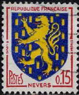 France Poste Obl Yv:1354 Mi:1407 Nevers Armoiries (Lign.Ondulées) - Usados