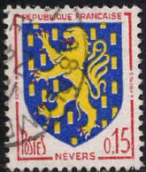 France Poste Obl Yv:1354 Mi:1407 Nevers Armoiries (Beau Cachet Rond) - Oblitérés