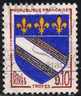 France Poste Obl Yv:1353 Mi:1420 Troyes Armoiries (Belle Obl.mécanique) - Used Stamps