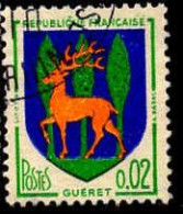 France Poste Obl Yv:1351B Mi:1459 Armoiries De Guéret (TB Cachet Rond) - Gebruikt