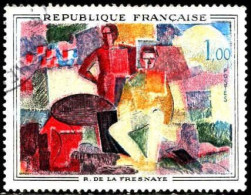 France Poste Obl Yv:1322 Mi:1375 R.de La Fresnaye 14 Juillet (cachet Rond) - Usati