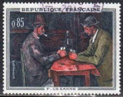 France Poste Obl Yv:1321 Mi:1374 Paul Cézanne Joueurs De Cartes (TB Cachet Rond) - Gebraucht