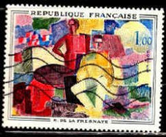 France Poste Obl Yv:1322 Mi:1375 R.de La Fresnaye 14 Juillet (Lign.Ondulées) - Usados