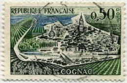 France Poste Obl Yv:1314 Mi:1368 Cognac (Beau Cachet Rond) - Usados