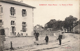 échenay * école Et Mairie Du Village * Villageois - Other & Unclassified