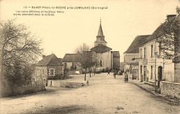 St Paul La Roche , Près Jumilhac * Place Du Village * Enfants Villageois - Sonstige & Ohne Zuordnung