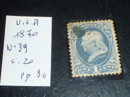 ETATS-UNIS U.S.A. 1870 N°39 - OBLITERE (C.V) - Used Stamps