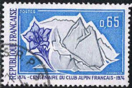 France Poste Obl Yv:1788 Mi:1868 Club Alpin Français Edelweiss (TB Cachet Rond) - Usati