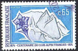 France Poste Obl Yv:1788 Mi:1868 Club Alpin Français Edelweiss (Beau Cachet Rond) - Oblitérés