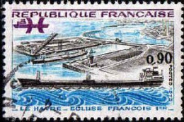 France Poste Obl Yv:1772 Mi:1851 Le Havre Ecluse François 1er (cachet Rond) - Gebruikt