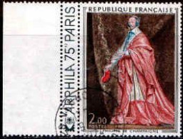 France Poste Obl Yv:1766 Mi:1867 Philippe De Champaigne Richelieu Bord De Feuille (TB Cachet Rond) - Gebraucht