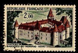 France Poste Obl Yv:1726 Mi:1805 Chateau De Bazoches-du-Morvan (Nievre) (cachet Rond) - Usati