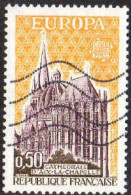 France Poste Obl Yv:1714 Mi:1788 Europa Cathédrale D'Aix-la-Chapelle (Lign.Ondulées) - Gebraucht