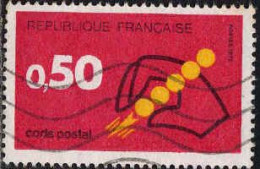 France Poste Obl Yv:1720 Mi:1796 Code Postal (Lign.Ondulées) - Gebruikt