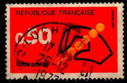 France Poste Obl Yv:1720 Mi:1796 Code Postal (TB Cachet à Date) 16-12-1972 - Usati