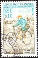 France Poste Obl Yv:1710 Mi:1784 Journée Du Timbre Facteur Rural (TB Cachet Rond) - Usati