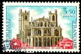 France Poste Obl Yv:1713 Mi:1786 Narbonne Cathedrale St-Just (cachet Rond) - Usati