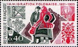 France Poste N** Yv:1740 Mi:1820 Immigration Polonaise - Ongebruikt