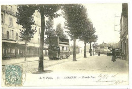 Asnieres Sur Seine . Grande Rue . - Asnieres Sur Seine
