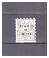 WALLIS  ET  FUTUNA   . N ° 25  .  50  C    GRIS     . NEUF  * . SUPERBE . - Ungebraucht