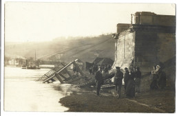 27   Saint Pierre Du Vauvray - Carte Photo - Accident Pont Ecroule - 1913 - Otros & Sin Clasificación