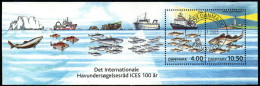 Dänemark 2002 - Mi.Nr. Block 19 - Gestempelt Used - Tiere Animals Fische Fishes - Hojas Bloque