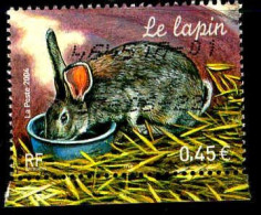 France Poste Obl Yv:3662 Mi:3805 Le Lapin Bord De Feuille (Obl.mécanique) - Used Stamps